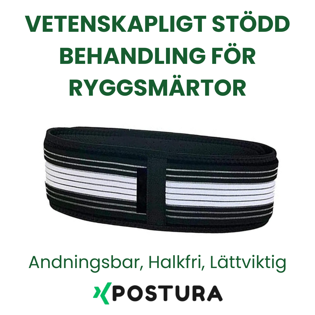 Postura - Lindra ryggbesvär och gå utan smärta