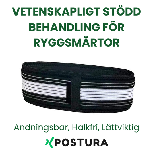 Postura - Lindra ryggbesvär och gå utan smärta